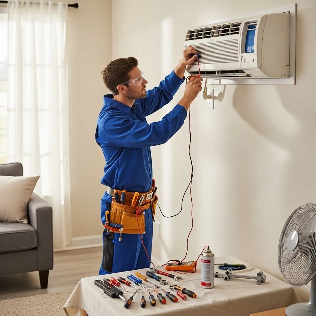 Keçiören Sunny Sunny klima gaz dolumu ve bakım – Enerji verimliliği artırıldı. - Teknik servis örneği